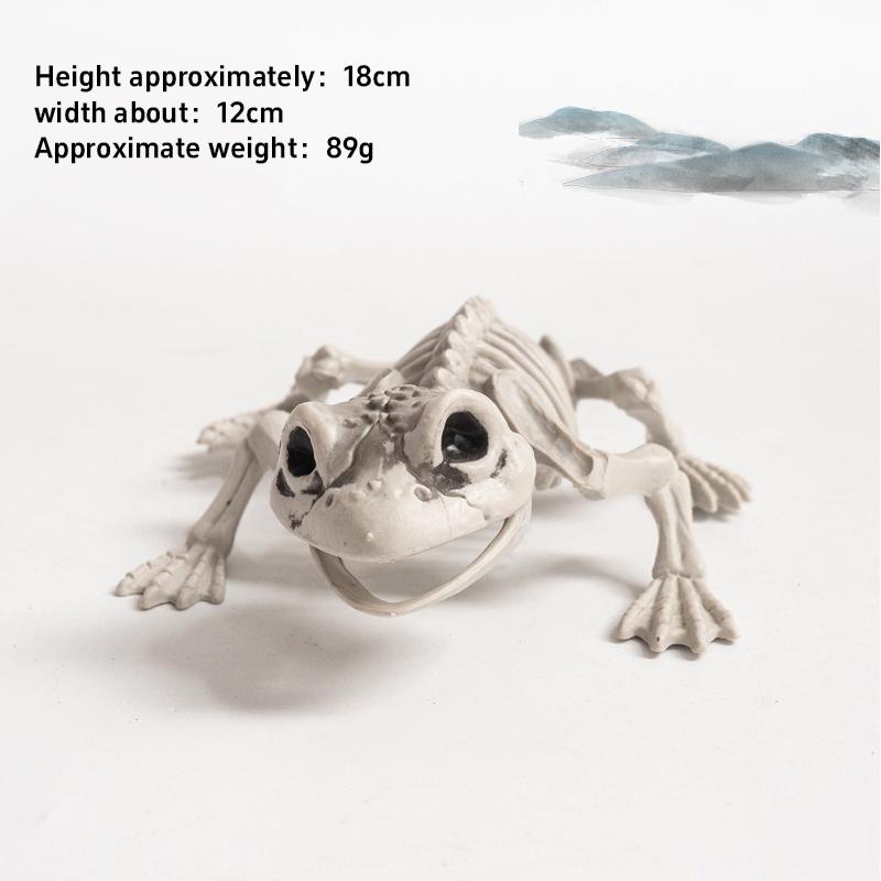 New Halloween Dog Skeleton Decoration Spooky Skeleton Animal Puppy Bones Skeleton Decoration For Halloween Indoor Outdoor
