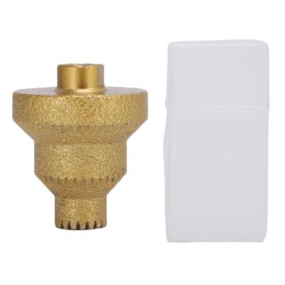 Diamond Step Chamfer Drill Bit M10 Thread 20mm 35mm 50mm Multi Layer Tapered Reamer Brazed Pagoda Drill Bit for Tile