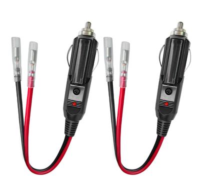 Dongge Car Replacement /24V Cigarette Lighter Plug and Lead Wire and Wiring Single End