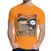 Man S T Shirt The Scream Arabic Version Soft Harajuku O Neck Retro T Shirt