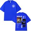 Rapper Milo J 166 Album Graphic T Shirt Men Women Fashion Hip Hop T-shirt Cotton Oversized Short Sleeve T-shirts Tops Streetwear
