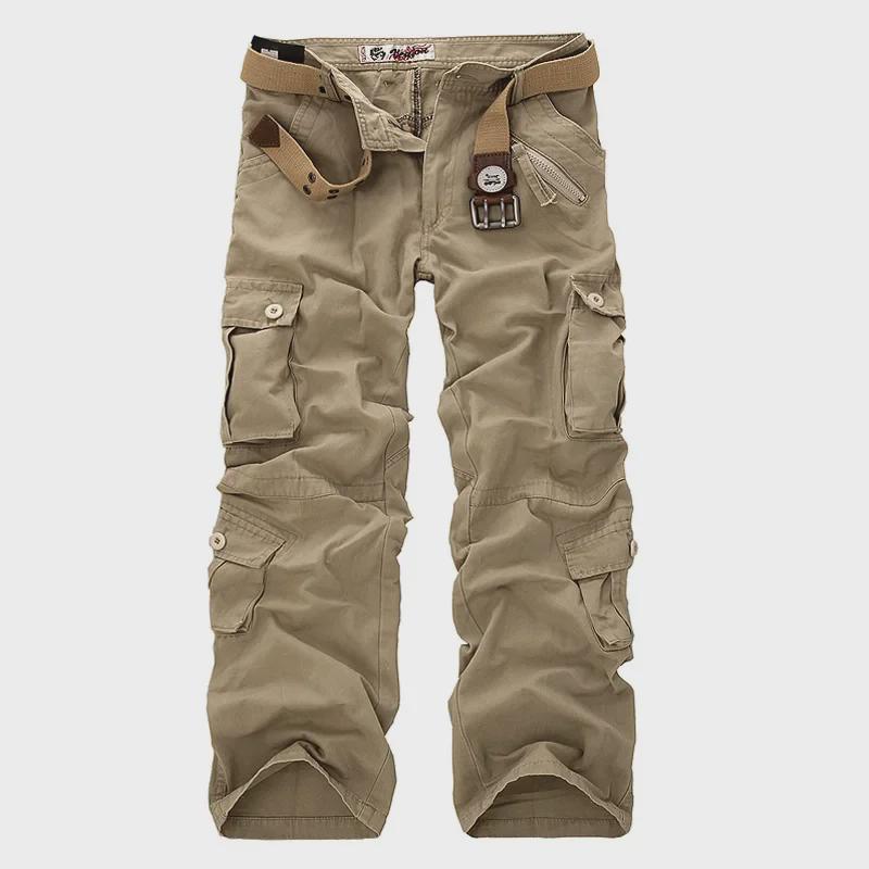 

Men s Plus Size Multi-Pocket Washed Overalls - Loose Casual Fit 33