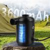 Double Motor Outdoor Air Pumps Compacts Light Weight Camping Light Hook For Inflatable Mattress Pool Rafts
