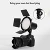 10W RGB Photography Light Bi-color LED Light 128pcs LED Beads 3200K-5600K Dimmable 5 Scene Effects