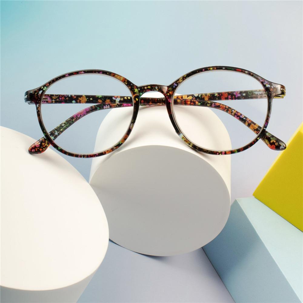 3PCS Retro Round Plastic Reading Glasses Vintage Women Reading Eyewear Presbyopia Hyperopia Eyeglasses