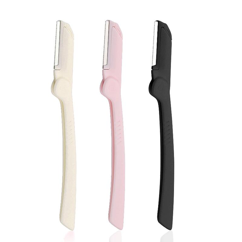 5/3pcs Ladies Face Shaver Eyebrow Trimmer Portable Face Razor Eye Brow Blades Shaping Scissors Hair Removal Beauty Tools