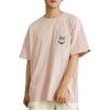 Vans Logo Print Sweet Cool Street Simple Round Neck Short Sleeve T-Shirt Unisex Tops Smoky-Pink VN0008ZBBQL