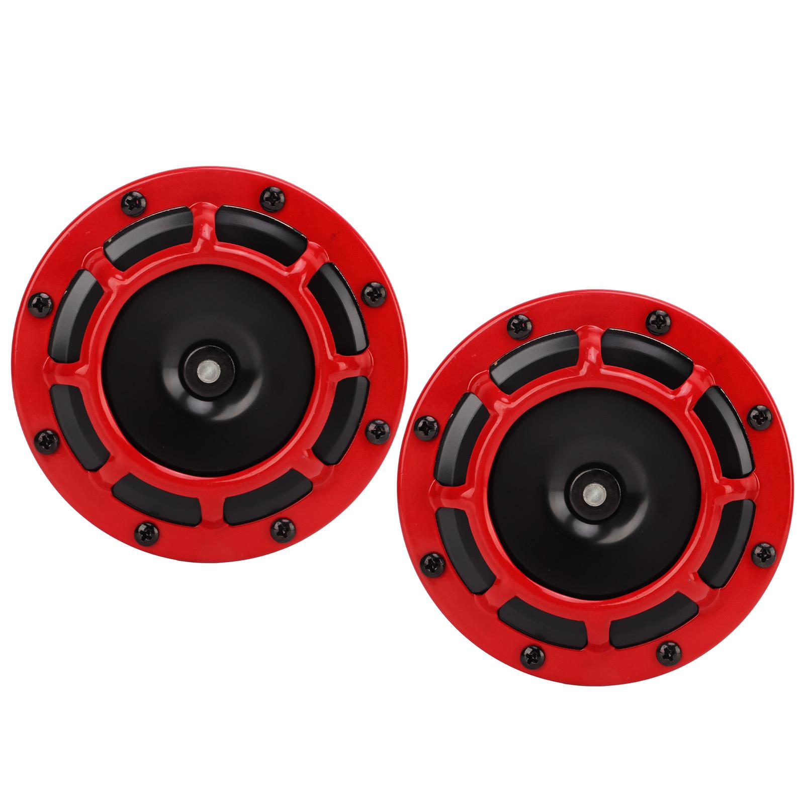 

12V 115dB Electric Car Horn Super Tone Twin Horn Kit Universal for Trucks RVs Motorcycles UTVs ATVs