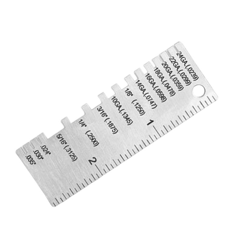 Strong Steel Welding Gauges with Clear Marking Inspection Device for Precise Wire Thickness & Weld Size Measurement