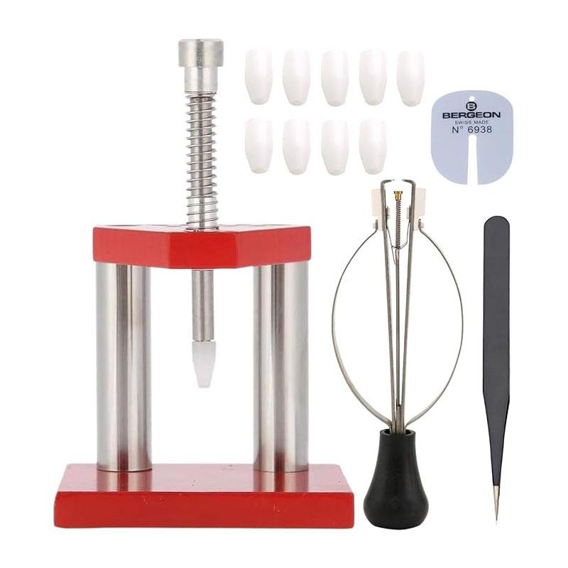 Single Needle Dial Hand Setter & Remover: Watch Repair Tool with Hand Presser Pliers