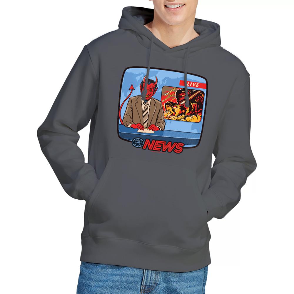 Steven Rhodes Unisex Adult Breaking News Hoodie