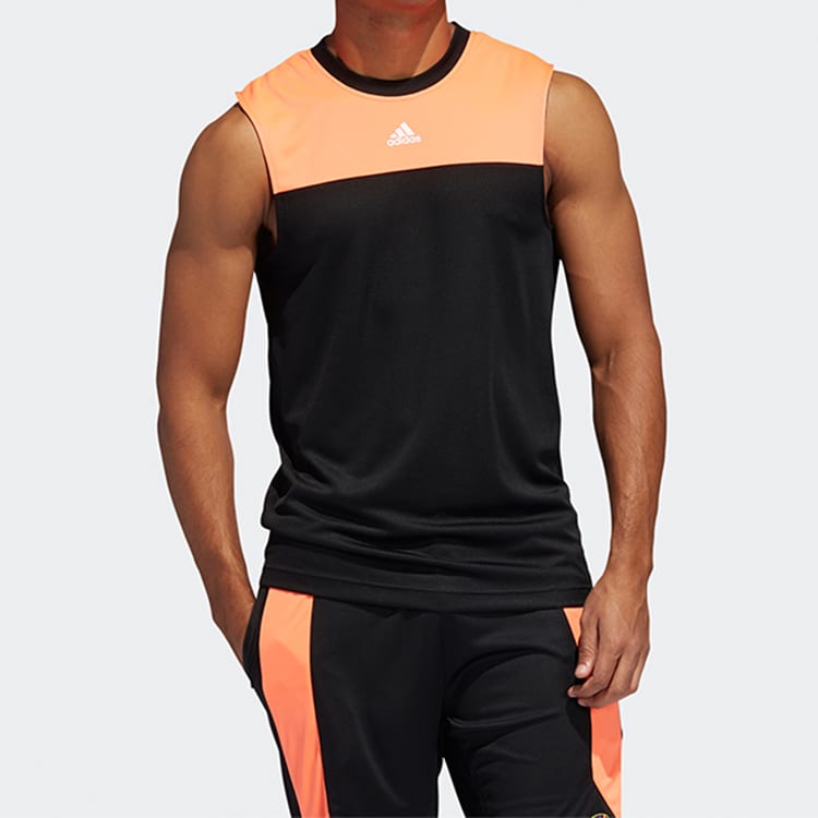 adidas Basketball Jerseys Men's Black Moderate Straight Fit FH7740