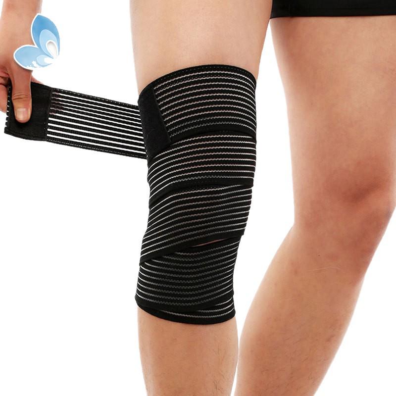 Elastic Sports Wrap: Wrist, Ankle, Knee, and Thigh Support Brace for Fitness and Running