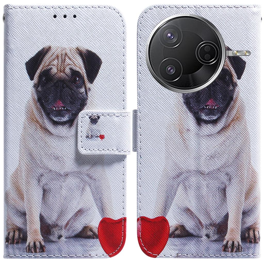 Brieftaschentasche für Xiaomi Redmi K80 Pro 5G/K80 5G/Poco F7 Pro 5G/Poco F7 Ultra 5G mit Musterdruck Leder Handyhülle