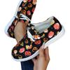 Women's Halloween Pumpkin Print Casual Flat Shoes for Festive Party Wear