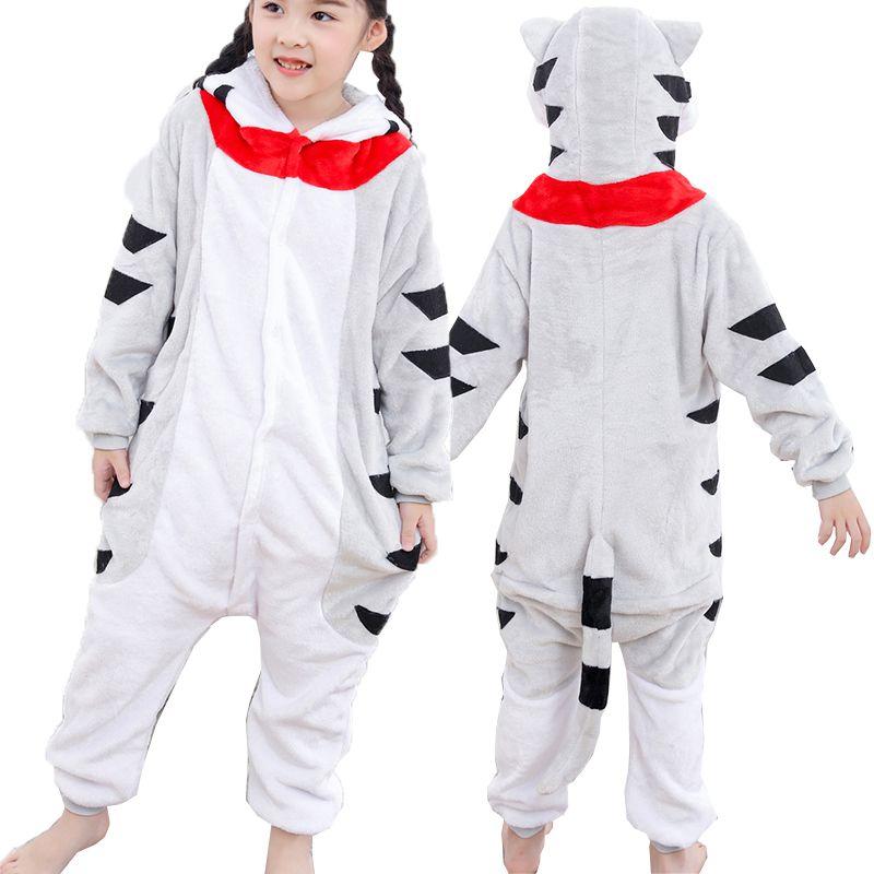 Adorable Animal Pajamas Kigurumi Kids Cosplay Onesie With Soft Flannel Material