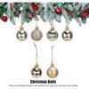 Christmas Ornament - AIMOONSA - 36 Pieces - Unbreakable PVC - Ø4 Cm - 6 Styles