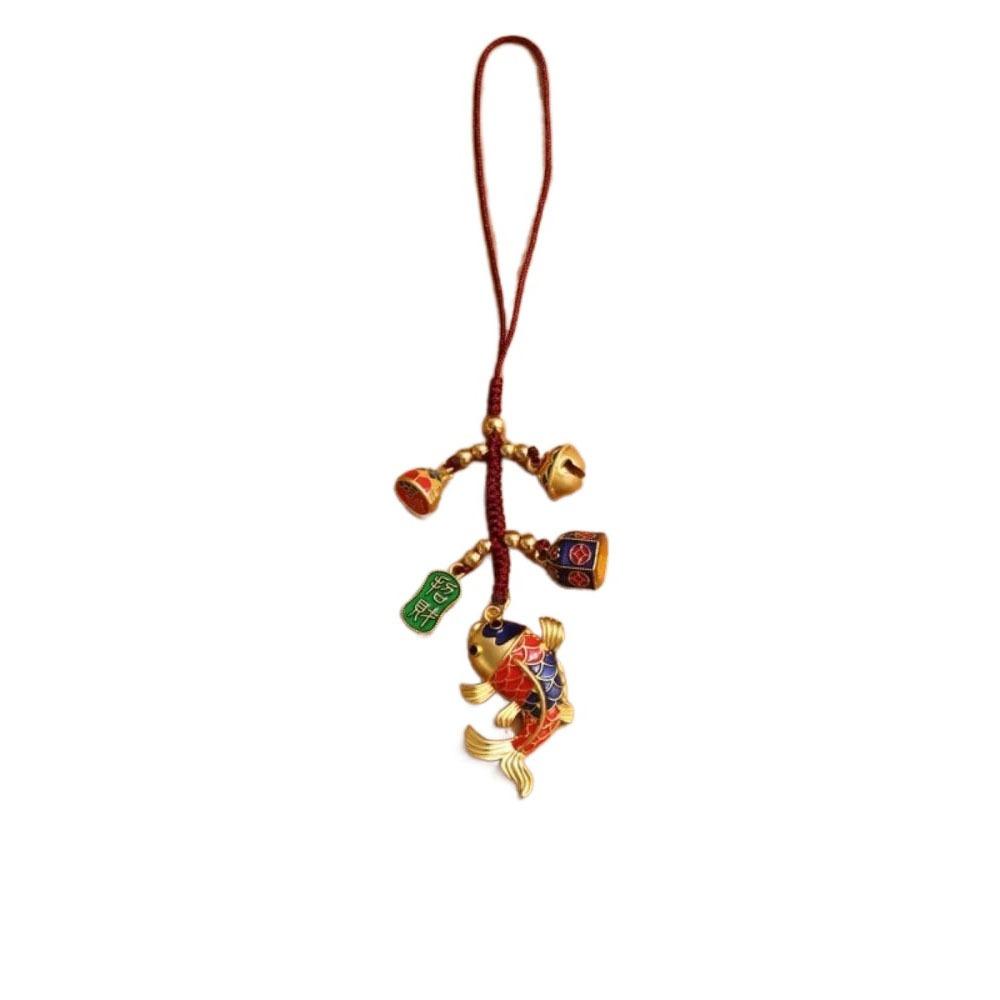 Chinese Style Lucky Keychain Small Pendant Car Key Chain Unique Key Chain Strap  Women