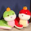 Cute Snake Year Mascot Toy 25cm Lucky Snake Doll Plushies Snake Plush Doll Toy  Birthday Gifts