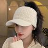 Fleece Thickened Empty Top Wool Cap Topless Cap Women's Autumn and Winter Warm Leisure Sports Hat