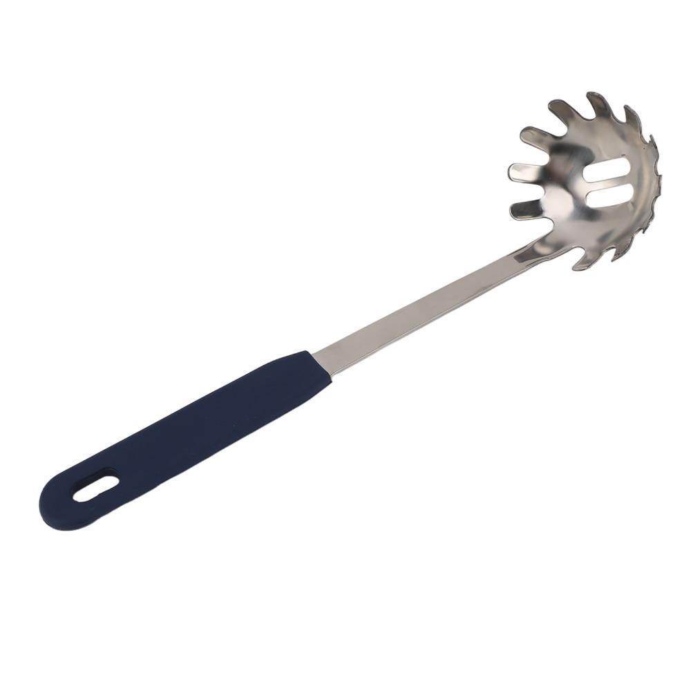 Long  Handle Noodle Skimmer Rustless Steel Noodle Scoop Easy to Wash Food Strainer  Kitchen