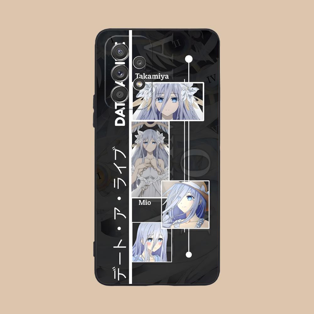 Date a Live Mio Takamiya Matte TPU Mobile Phone Case for Samsung Galaxy A56 55 54 53 52 51 36 35 34 23 16 15 5G Colorful Cover