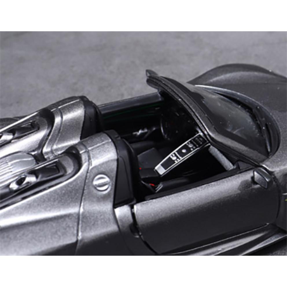 Burago 1:24 Porsche 918 Spyder Diecast Modellauto - Grau