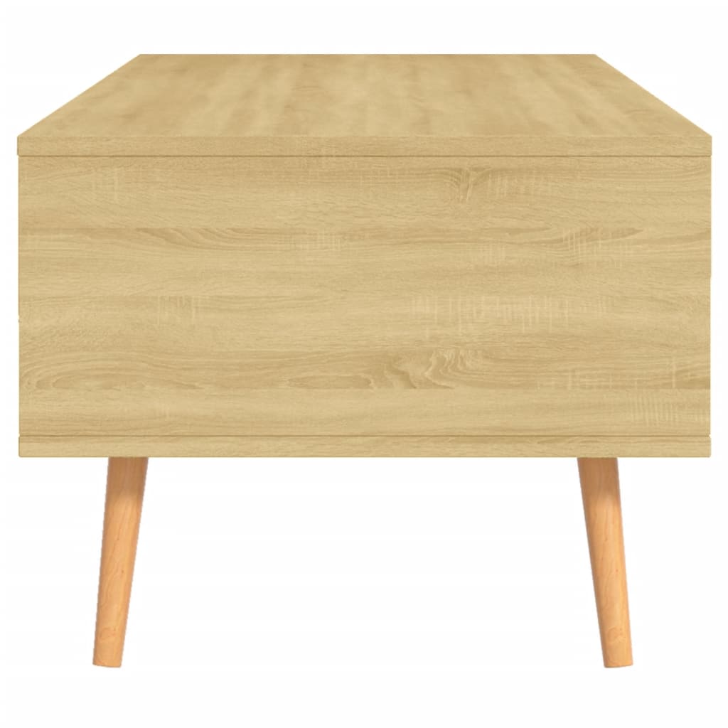 Vidaxl Stolik Kawowy, Dąb Sonoma 100X49,5X43Cm Materiał Drewnopochodny