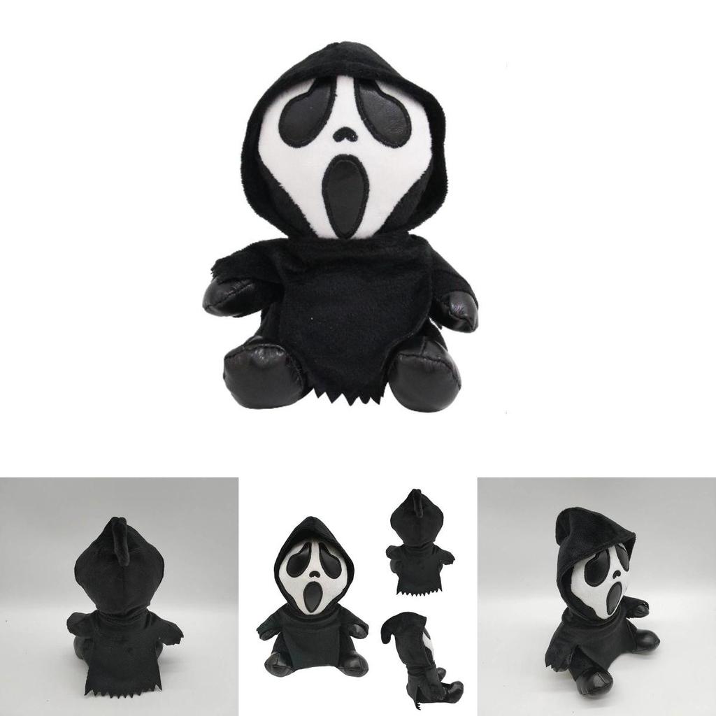 Peluche Ghostface Scream Pour Décoration Intérieure Et Fêtes Sur Le Thème De L'Horreur 7,87 Pouces