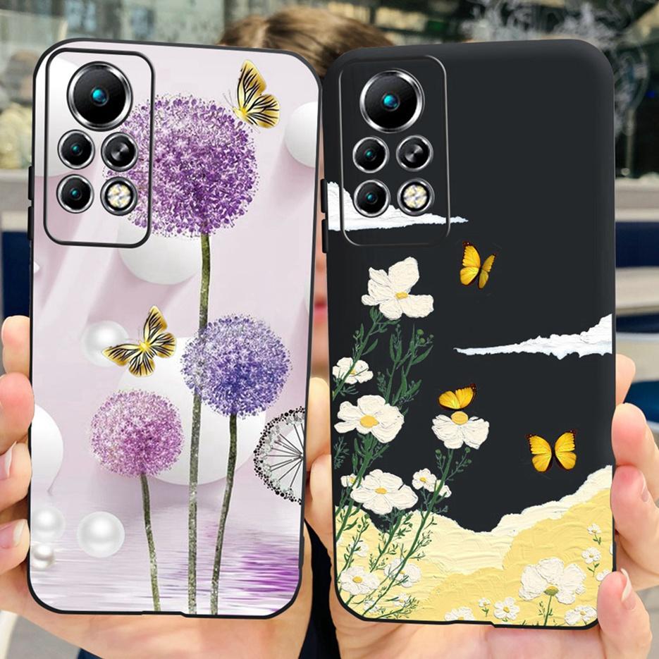 For Infinix Note 11 Pro Case X697 Cute Painted Back Cover Soft Silicone Phone Cases For Infinix Note 11 Note11 Pro Fundas Bumper