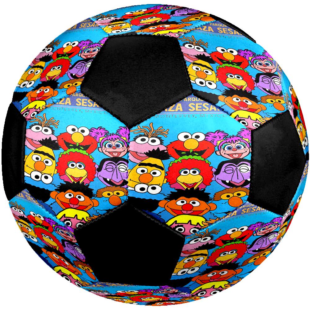 Sesame Street Theme Size 5 Soccer Ball, Suitable for Both Indoor and Outdoor Matches, a Gift Suitable for Everyone.