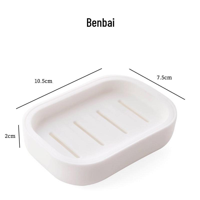

Travel-Friendly Double-Layer Soap Dish with Drainage