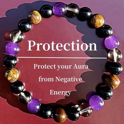 Natural Stone Fashion Beaded Bracelet Natural Tiger Eye Stone Jewelry for Men and Women Birthday Gift Amethyst  Unique