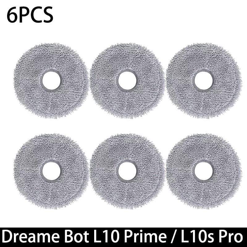 Dreame Bot L10 Prime / L10s Pro / L10 Pro Zubehör Hauptseitenbürste Hepa-Filter Mopptuch Roboter Ersatzteile