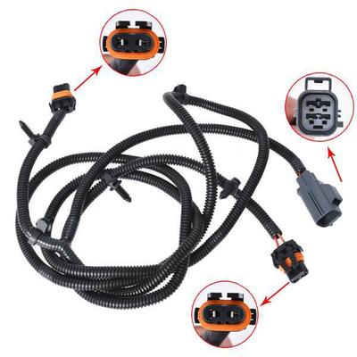 Black ABS Fog Light Wiring Harness for 2013-2020 Dodge Ram 15