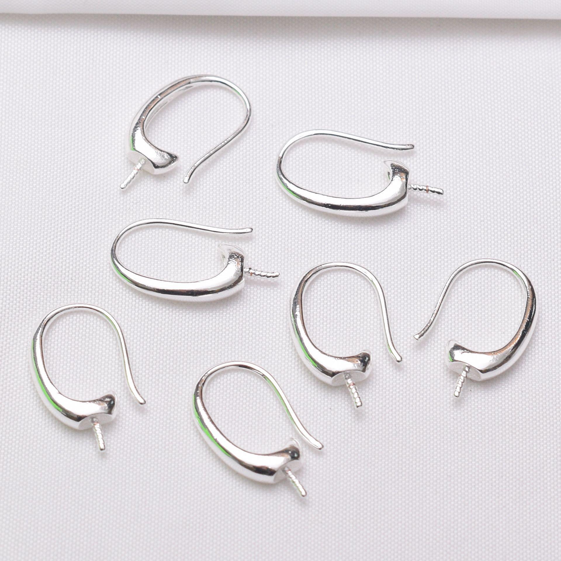 

10 шт. 18-каратного золота с полуотверстием из жемчужины, серьги-крючки, работа в процессе, аксессуары, самодельные блестящие серьги ручной работы, ювелирные изделия