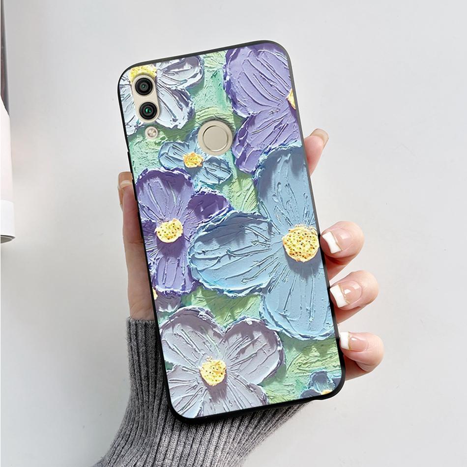For Huawei Honor 8X Case Honor8X JSN-L22 JSN-L21 Bear Phone Case Soft TPU Cover Funda For Honor 8C BKK-L21 BKK-LX1 Honor8C Capa