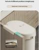 Wall-Mounted Kitchen & Bathroom Trash Can with Lid - Slim Design for Tight Spaces