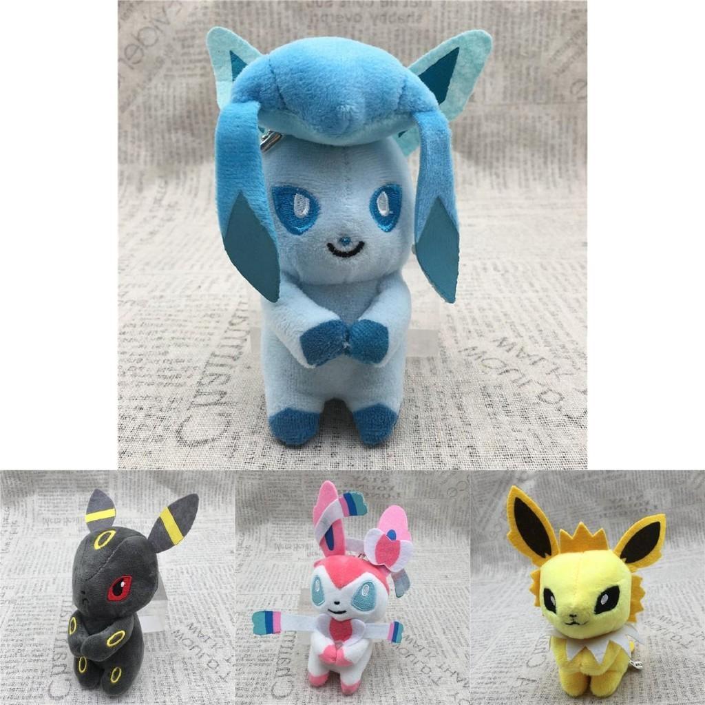 Cartoon Pokemon Plush Keychain Doll Soft Material Easy To Carry