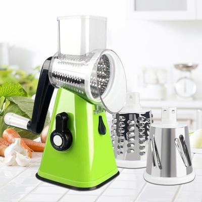 Manual Vegetables Slicer Rotary Mandoline Vegetable Fruit Cutter Slicer Shredder Cheese Chopper Grater Food Processor Kitchen Gadget