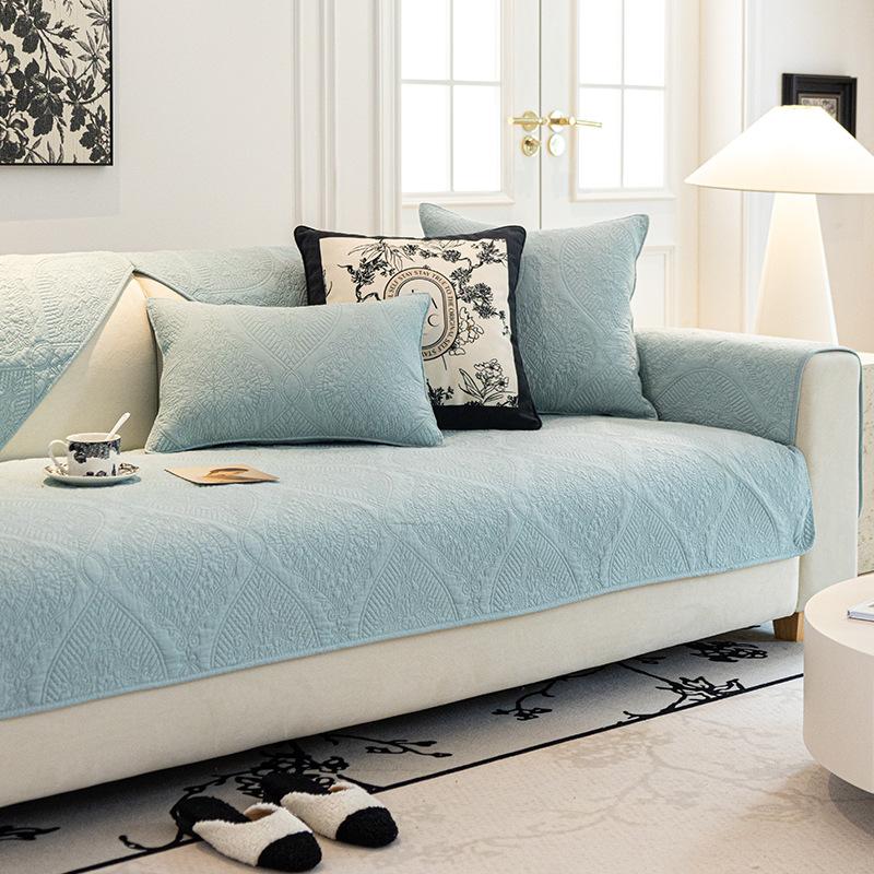 Sofa Cushion Cotton Four Seasons Universal Sofa Cover Cloth Anti-Scratching Non-Slip Sofa Cushion