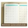 English A5 Agenda Planning Notebook Wear-resistant To-do List Notebook  Office Supplies