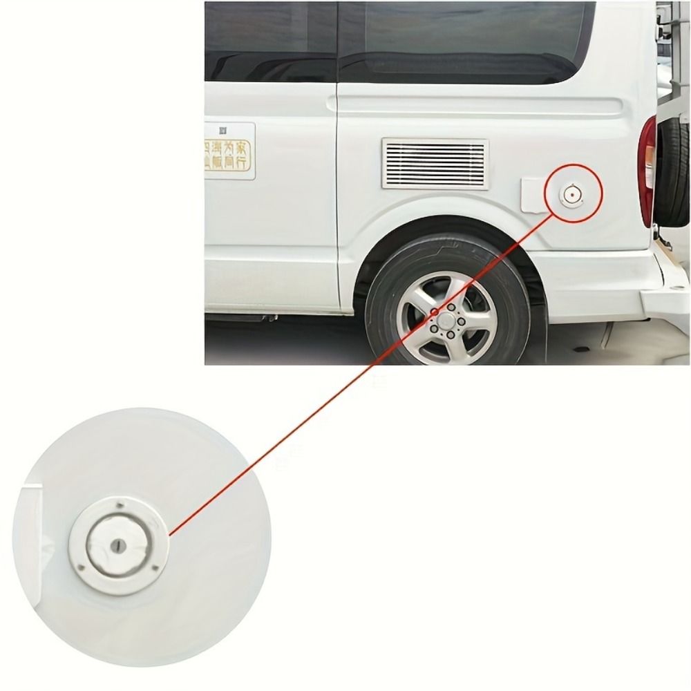 White/Black Gravity Water Inlet Lockable Water Inlet Filler Tough Fill Hatch  Camper