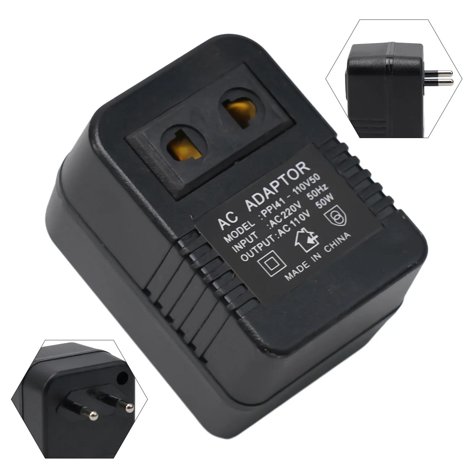 

Step Down Transformer Travel Adapter AC220 V To 110 V Voltage Converter EU 50/100W Voltage Converter Regulator Ship Within 24 Hours