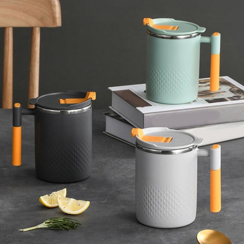 Convenient Insulated Drinkware Easy Carry Stainless Steel Mug for Hot Beverages Coffee Drinking Cup for Everyday Use