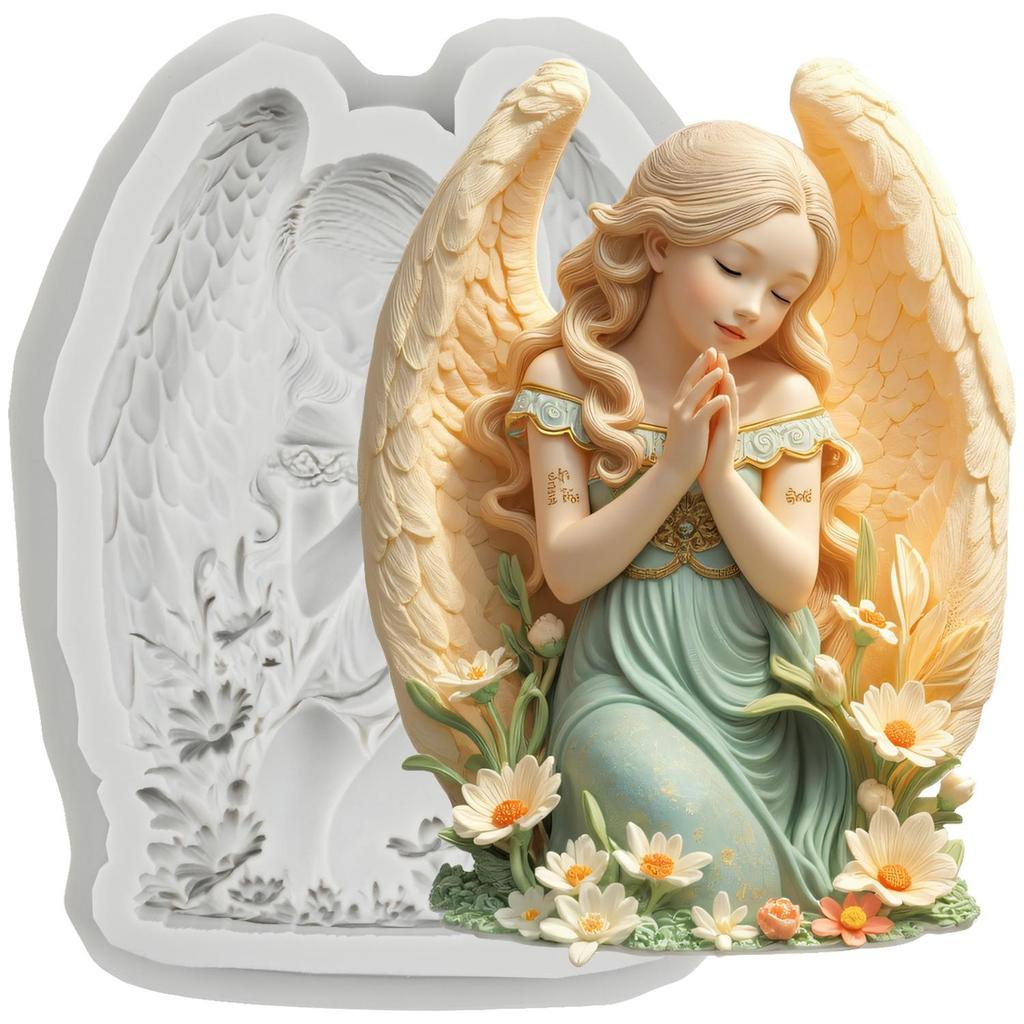 Engel Silikonform Engel Fondantformen Kuchen Dekorationswerkzeuge Themenkuchen Dessert Dekoriert Schokoladenbonbonform