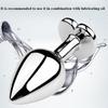 Anal Plug Heart-shaped Metal Butt Plug Adult Sex Toys Stainless Steel Anal Plug Stimulator Anal Sex Toys Prostate Massager Dildo