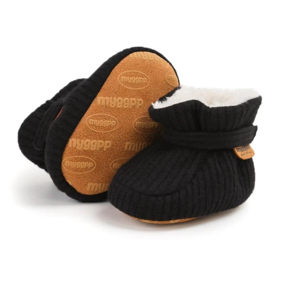 0-18M Infant Walking Shoes with Gripper Non Slip Boots Durable Warm Baby Shoes