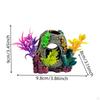 Fish Tank Decor Cave Aquascape Shelter Landscaping Display Accessories Gifts Vivid Portable
