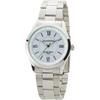 Crepha Analog Men's Solar Rechargeable Watch Metal Band Silver AV-AM175-WTS